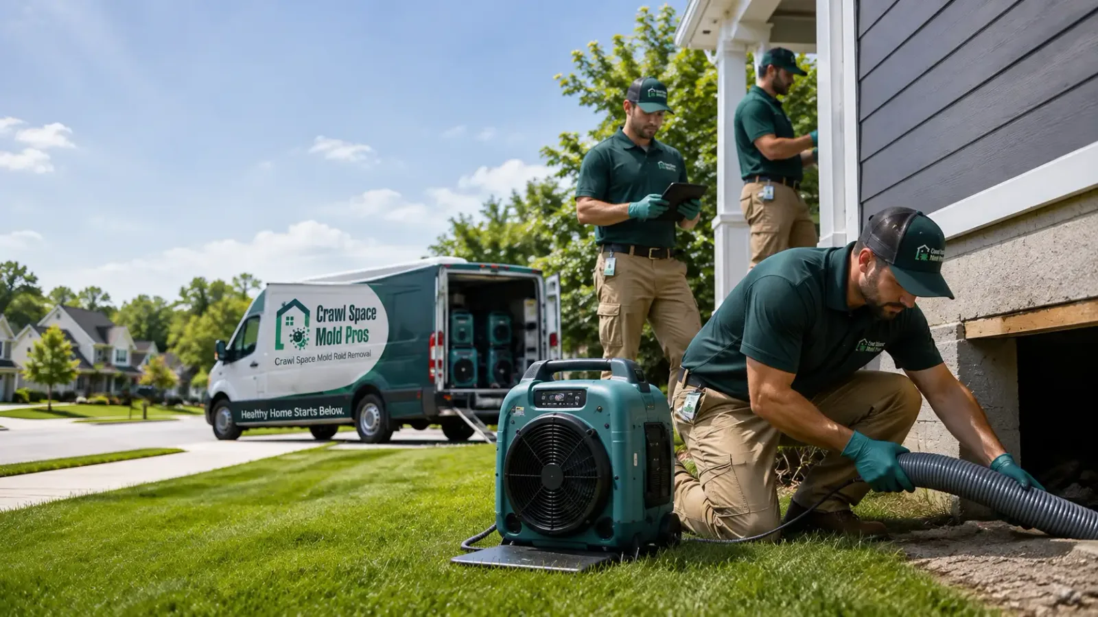Crawl Space Mold Removal in Martin, OH